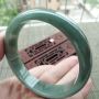 大圈口62.3mm A货翡翠满色正装手镯