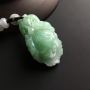 晴绿百财翡翠吊坠 尺寸45-22-14毫米