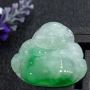 绿佛公 翡翠吊坠 色阳 水润 饱满 完美 精工细做