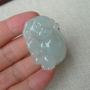 A货 水润生肖猴玉吊坠 规格：36.3*23.9*5.0mm