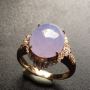12.1*10.2*5寸紫罗兰蛋面翡翠戒指