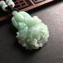 晴底百财翡翠吊坠  尺寸53-35-15毫米