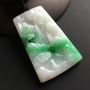 飘绿悠然自得翡翠吊坠 尺寸49-32-5毫米