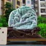 380.370.150寸飘绿大件山水翡翠摆件