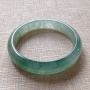 冰种晴水翡翠手镯  缅甸天然翡翠手镯  尺寸55.7×12.5×6.8mm
