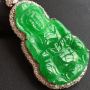 观音 翡翠挂件 色彩鲜艳