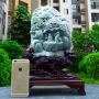 430.260.150寸春带彩翡翠 高山流水摆件
