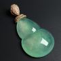 冰种阳翠葫芦吊坠 尺寸35-21-7