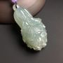 冰种晴底百财翡翠吊坠 尺寸47-22-17毫米