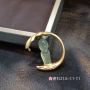 宝宝佛 翡翠吊坠 完美起光 莲花底座 祥云瑞彩
