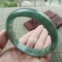 翡翠手镯A货 精美满色正装手镯:57mm