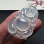 冰种逍遥弥勒佛翡翠吊坠