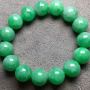 13.5寸冰满绿天然翡翠手串