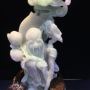 精雕冰透 春彩寿星翡翠摆件
