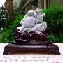 翡翠A货 老坑春带彩 生机勃勃海底世界摆件