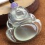 老坑胶感佛公 佛翡翠吊坠 尺寸：37.2*37*7.2mm