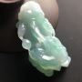 飘绿招财貔貅 翡翠吊坠 尺寸50-24-15毫米
