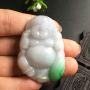 阳绿佛公 翡翠吊坠 尺寸46.2*32.8*9.8mm
