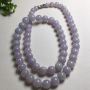紫罗兰圆珠翡翠项链9.5*9.6mm