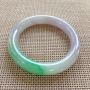 尺寸：56.5x11.3x10.6mm 糯冰春彩圆条手镯