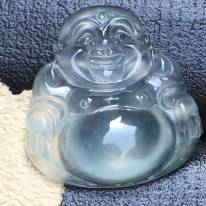 飘彩佛公 翡翠吊坠 尺寸19.8*19*4.8mm