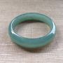 冰种蓝水翡翠正圈手镯 尺寸 58.3/13.5/7.5mm