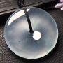 高冰平安扣 翡翠挂件 尺寸35.3*6.8mm