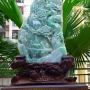 400.280.160寸冰糯飘绿花山水翡翠摆件