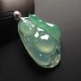 冰种绿底布袋佛 翡翠吊坠 裸石尺寸41-30-7毫米