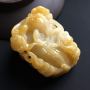 黄翡招财貔貅 翡翠吊坠 尺寸51-35-23毫米