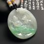 带色莲花观音吊坠 尺寸53.2-47-6毫米