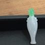 冰种飘阳绿平平安安翡翠瓶