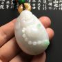 糯冰飘翠逍遥佛翡翠吊坠