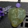 黄翡生肖虎项坠翡翠吊坠
