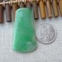 精雕满绿 节节高玉坠翡翠吊坠 规格:49.6*28.2*3.9mm