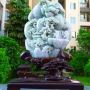 330.220.110寸糯冰春带彩山水翡翠摆件