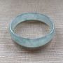 冰糯飘花翡翠平安福镯 51.3-12.3-3.8mm