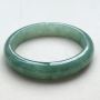 冰润蓝水翡翠手镯  缅甸天然翡翠手镯  尺寸：57.9*12.6*7.6mm