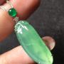 高冰种福瓜 翡翠挂件 裸石26:9.8:4mm