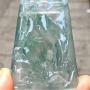 老坑料高冰种晴水翡翠吊坠  冰透完美起光