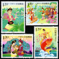 展现优美的民间传说---刘三姐特种邮票