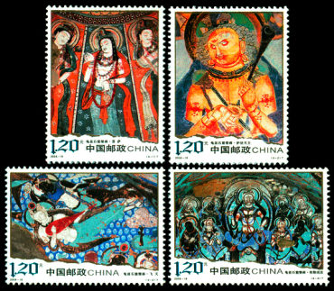 龟兹石窟壁画特种邮票赏析，龟兹石窟壁画艺术成为“国家的名片”