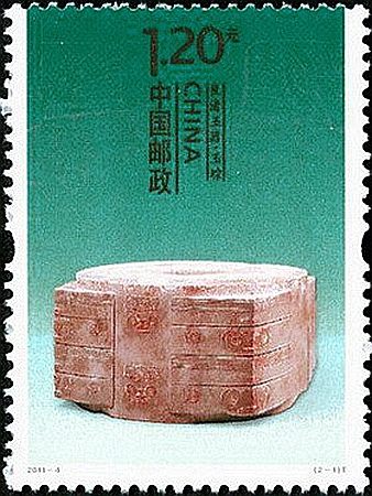 良渚玉器特種郵票展示了良渚文化和促進(jìn)良渚文化的保護(hù)和研究