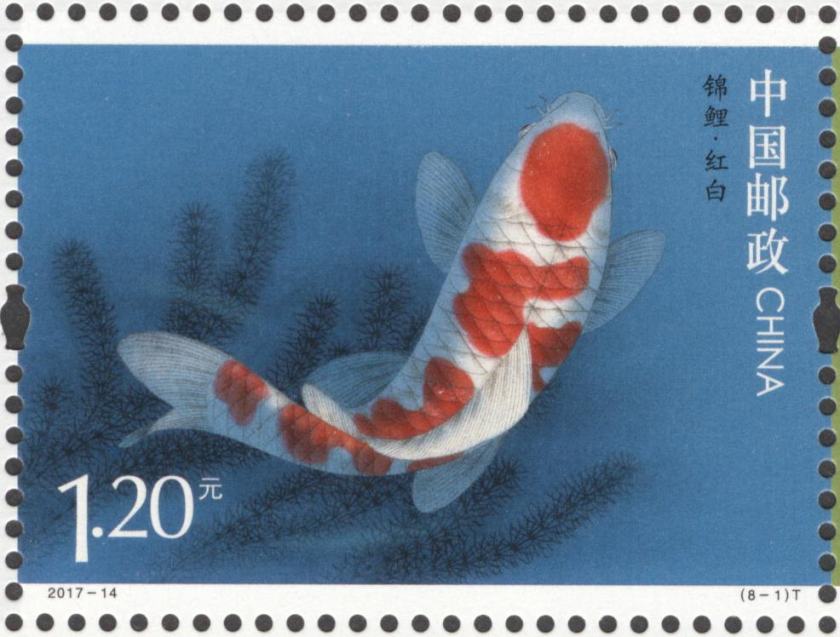 新邮高清大图：《锦鲤》特种邮票