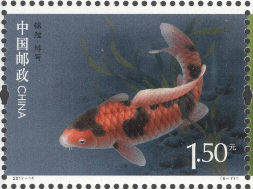 新邮高清大图：《锦鲤》特种邮票