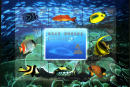 1998-29 《海底世界·珊瑚礁观赏鱼》小全张--第22届万国邮政联盟大会暨中国1999世界集邮展览