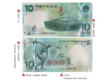 08奥运钞回收价格表