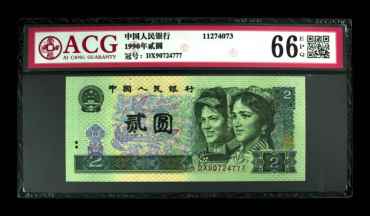 1990年2元图片鉴赏