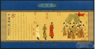 谈谈我国古代名画邮票的几个特点