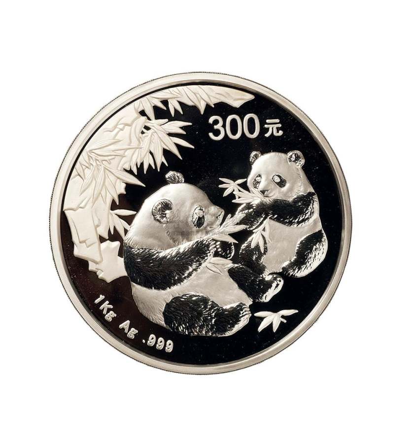 制造工艺高端的2006年一公斤熊猫银币